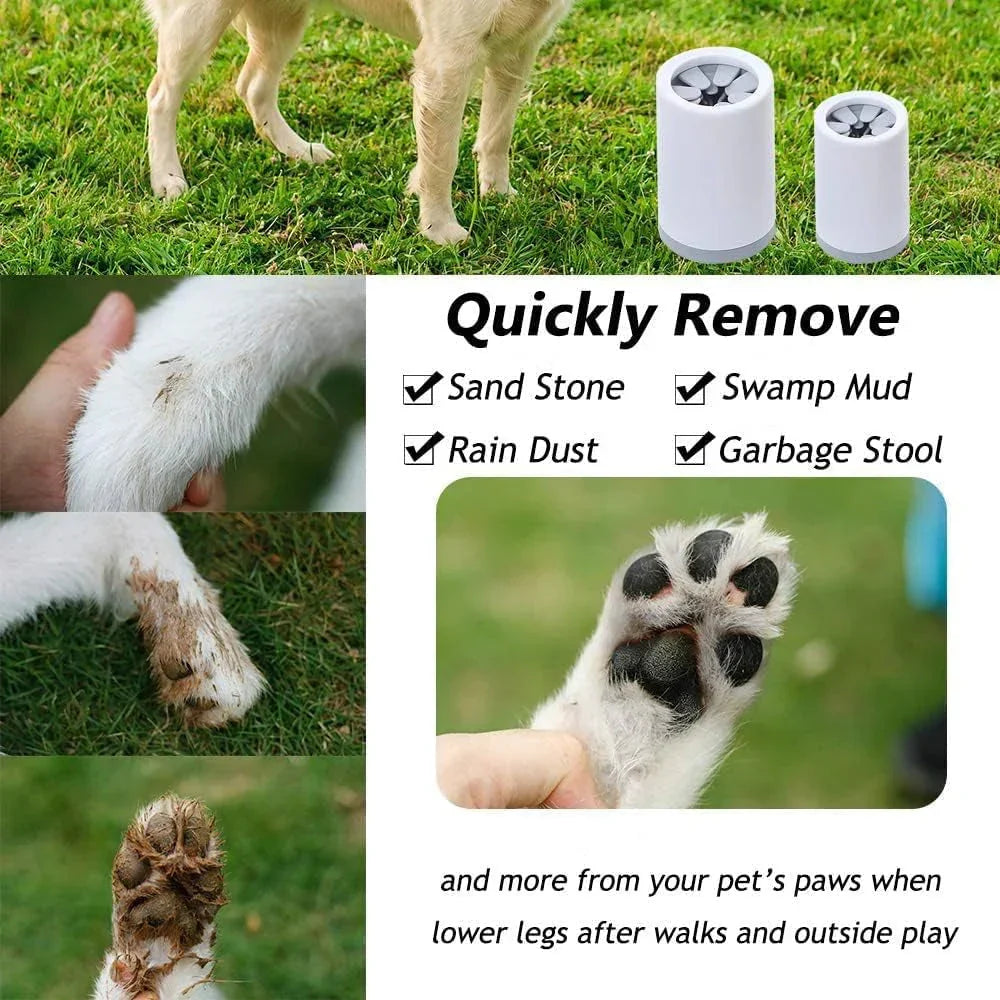 Pawsy Dog Paw Cleaner – Gentle Silicone Paw Washe