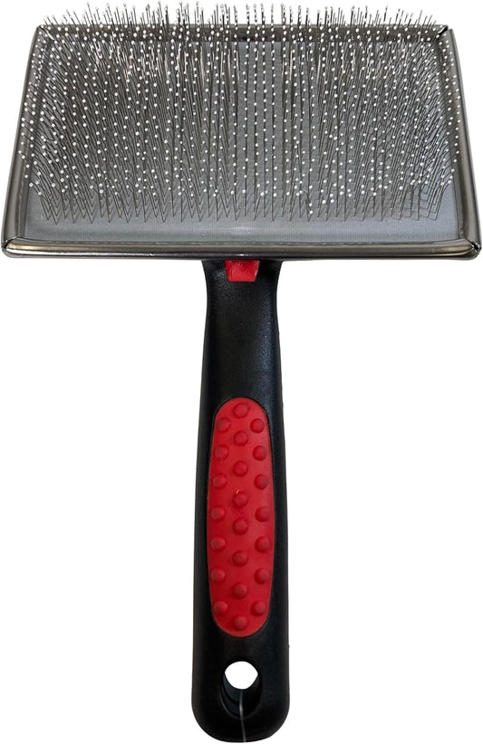 Pawsy Soft Pin Slicker Brush for Dogs – Gentle Detangling Grooming Brush